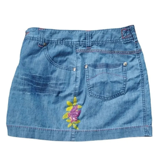 Owlshead  Mini Denim Jean Skirt, 4/5 - Picture 3 of 7